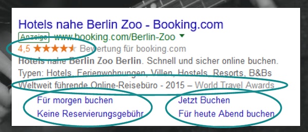 booking com bezahlte suche adwords digitales tourismus marketing